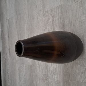 Oblong Shaped, Large Copper Brown Decorative Hobby Lobby Vase
